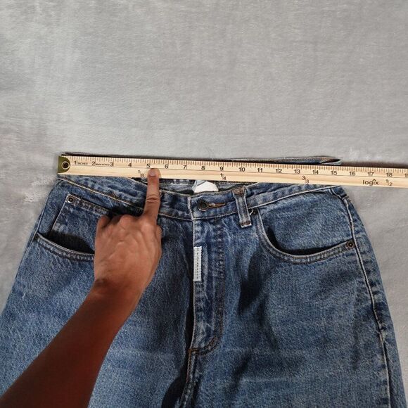 Vintage Z Cavaricci Denim Jeans Womens 32 (Fits 31x28) Relaxed Tapered Fit USA - Picture 9 of 12